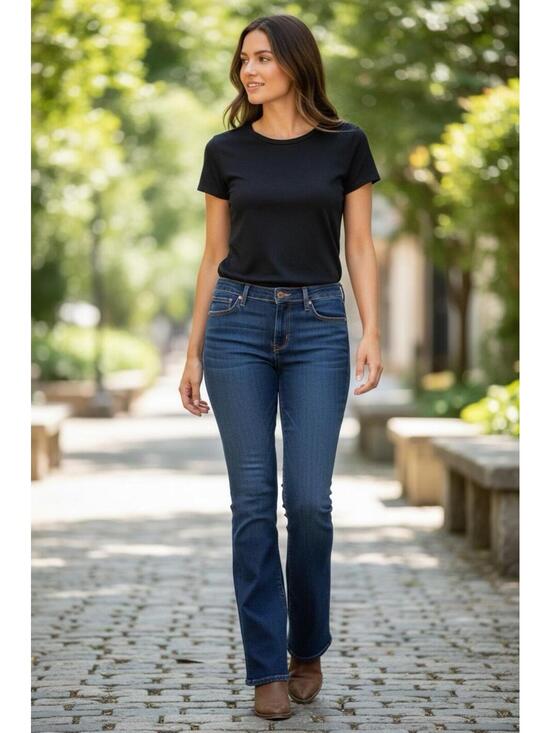 Levi's Denim - Levis 725 High Rise Bootcut Jeans 32 Women's Dark Blue Wash Size 32